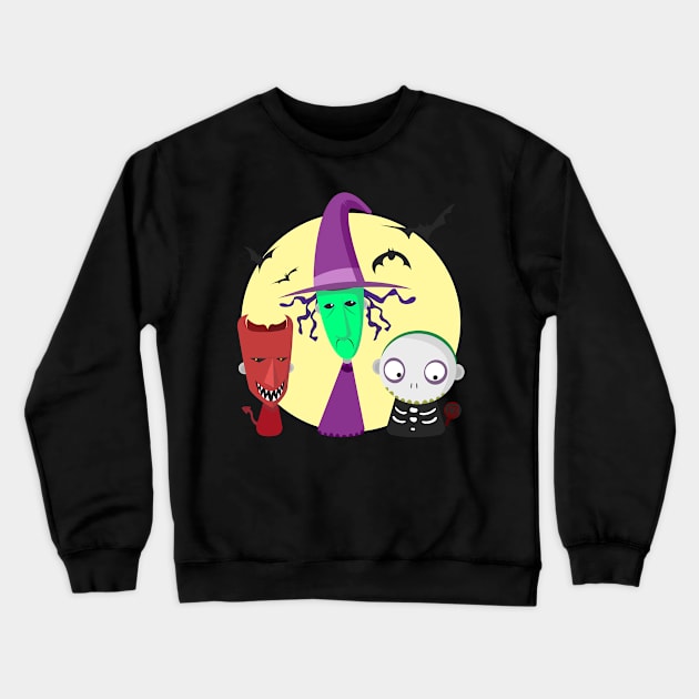 This is Halloween Crewneck Sweatshirt by TheJoomrage